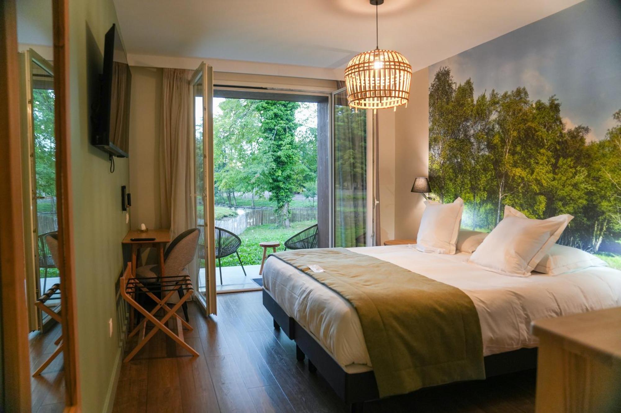 Hotel Et Cottages Domaine Du Marquenterre Saint-Quentin-en-Tourmont Exteriör bild